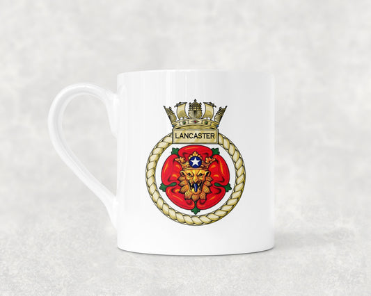 HMS Lancaster - Bone China Mug