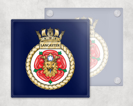 HMS Lancaster - Glass Coaster