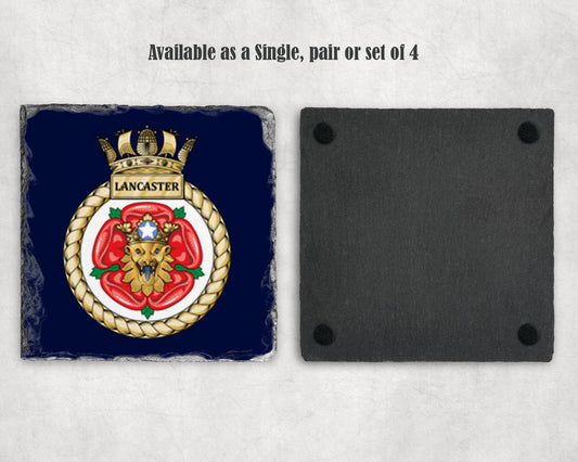 HMS Lancaster - Slate Coaster