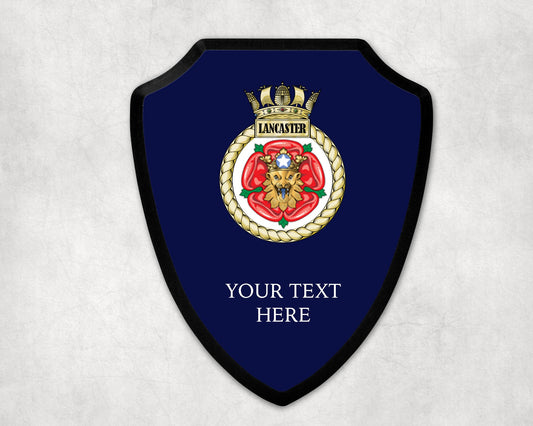 HMS Lancaster - Royal Navy Printed Wall Shield