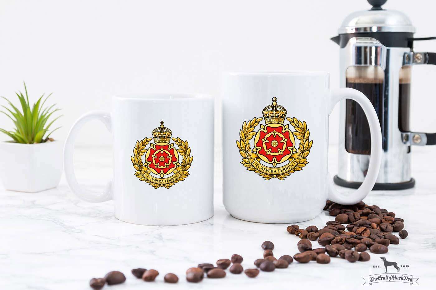 Duke of Lancaster Regiment - 11oz/15oz Mug (New King's Crown)