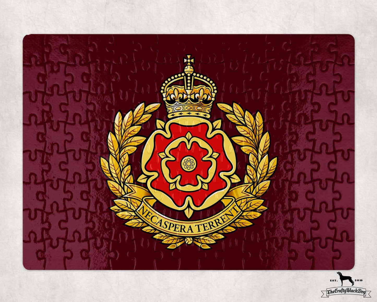 Duke of Lancaster Regiment - Jigsaw Puzzle (New King's Crown)