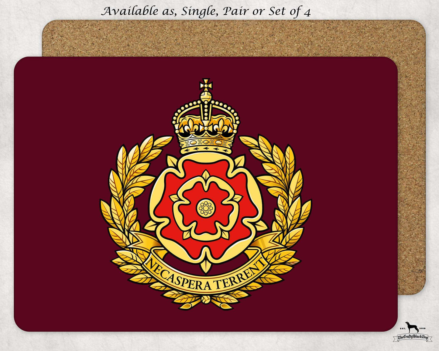 Duke of Lancaster Regiment - Placemat(s) (New King's Crown)