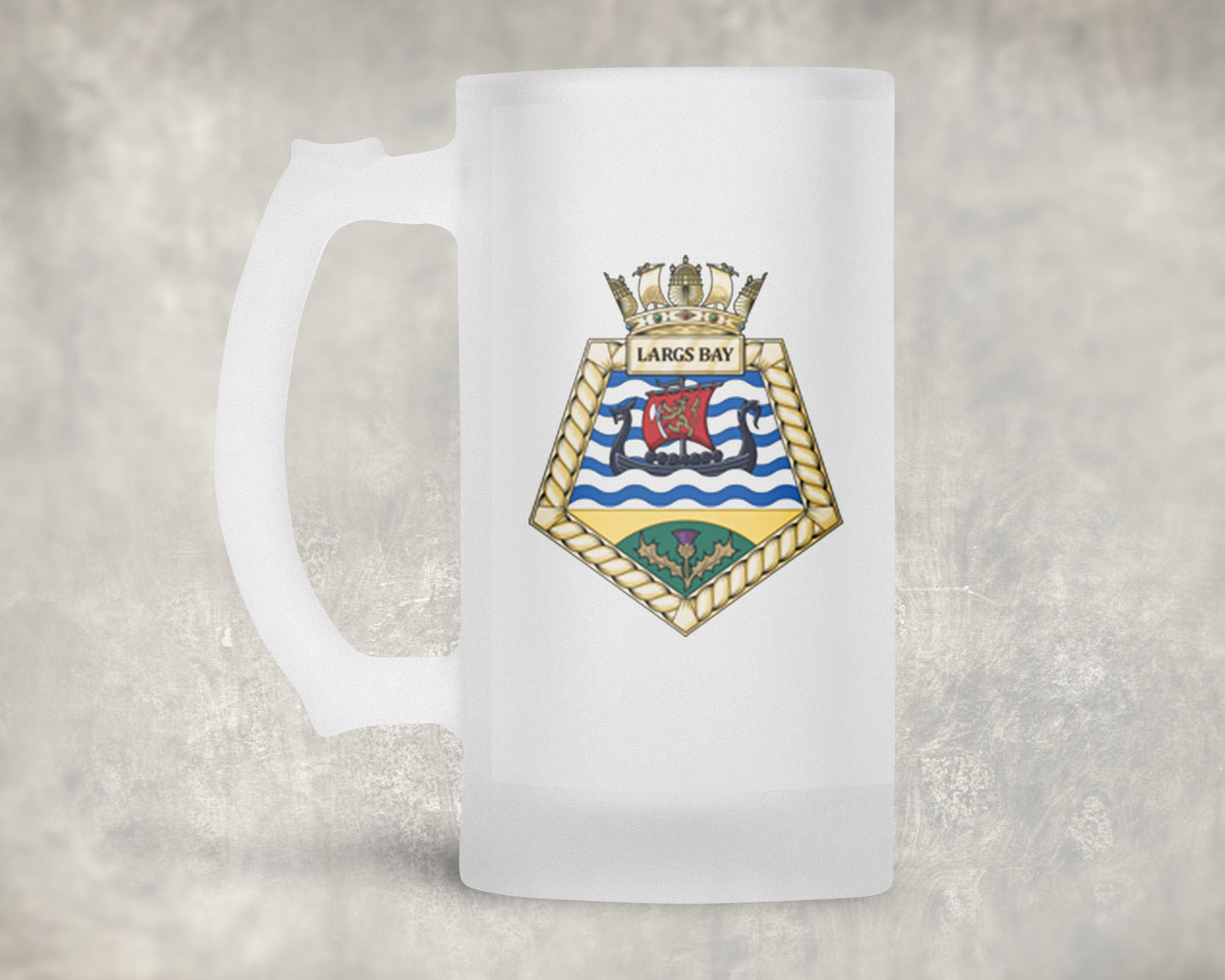 RFA Largs Bay - Frosted Stein/Tankard/Beer Mug - Frosted Stein/Tankard/Beer Mug