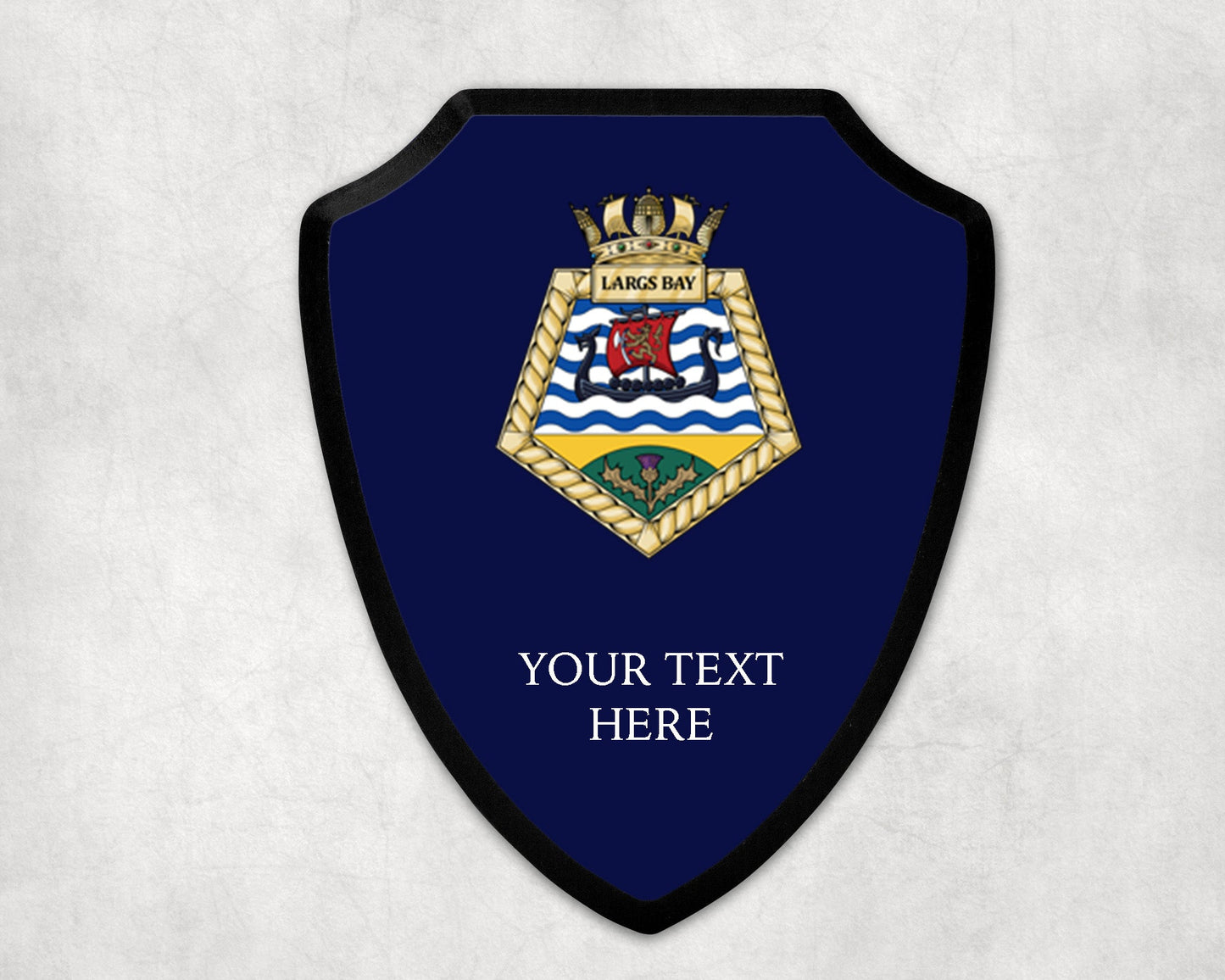 RFA Largs Bay - Royal Navy Printed Wall Shield