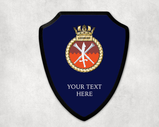 HMS Ledbury - Royal Navy Printed Wall Shield