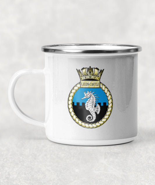 HMS Leeds Castle - Enamel Mug