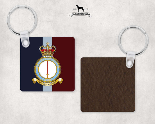 RAF Leeming - Square Key Ring