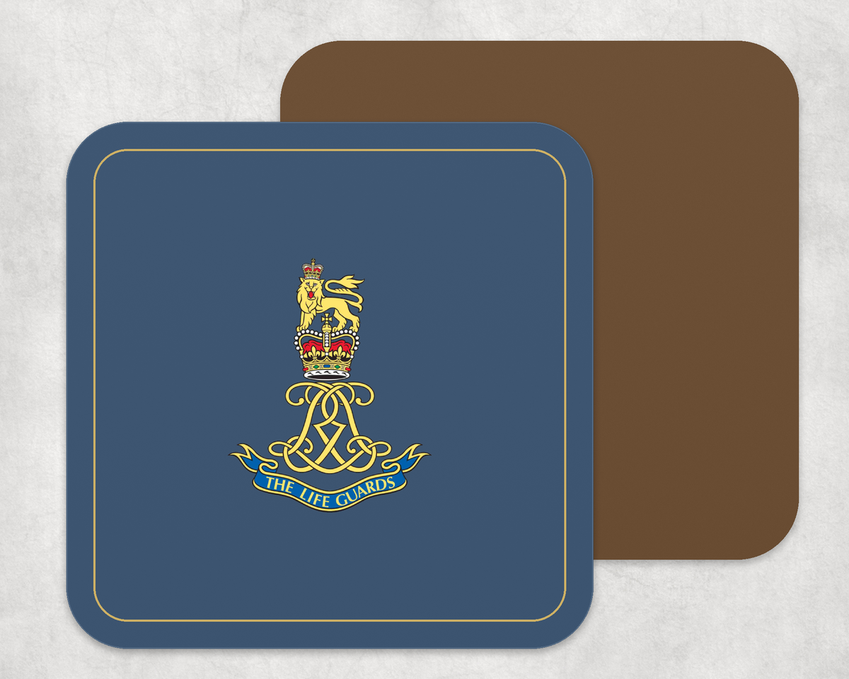 Life Guards Cypher - Placemat â€” Navy_Gold_Hardback_Coaster