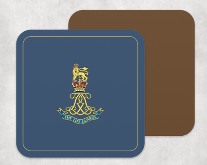 Life Guards Cypher - Placemat â€” Navy_Gold_Hardback_Coaster