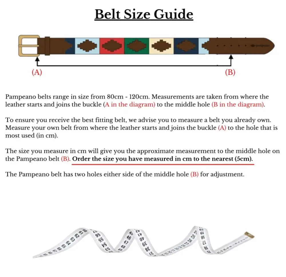 Life Guards Leather Pampeano Belt