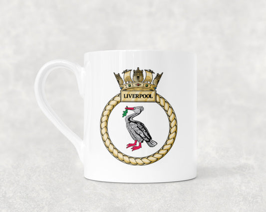 HMS Liverpool - Bone China Mug