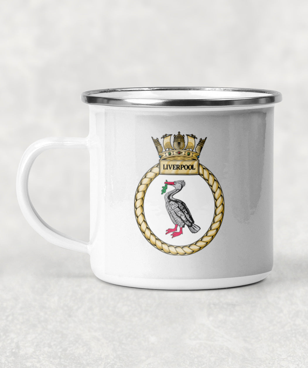 HMS Liverpool - Enamel Mug