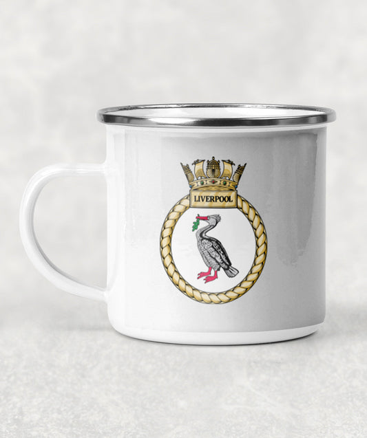 HMS Liverpool - Enamel Mug