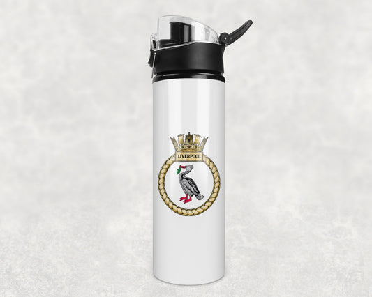 HMS Liverpool - Flip Top Water Bottle