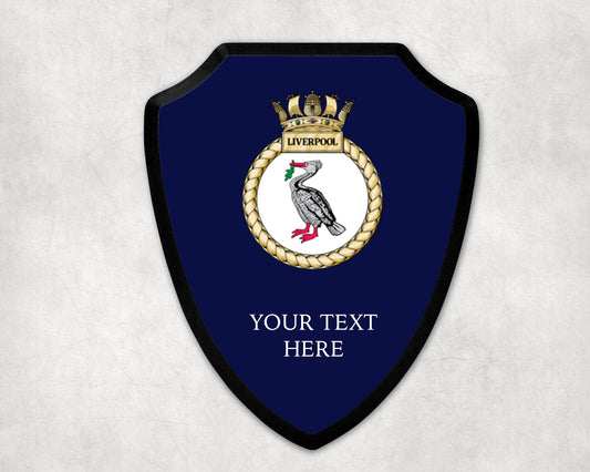 HMS Liverpool - Royal Navy Printed Wall Shield