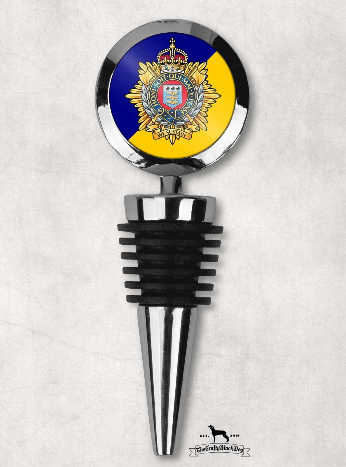 Royal Logistic Corps - Wine Bottle Stopper (New King's Crown)