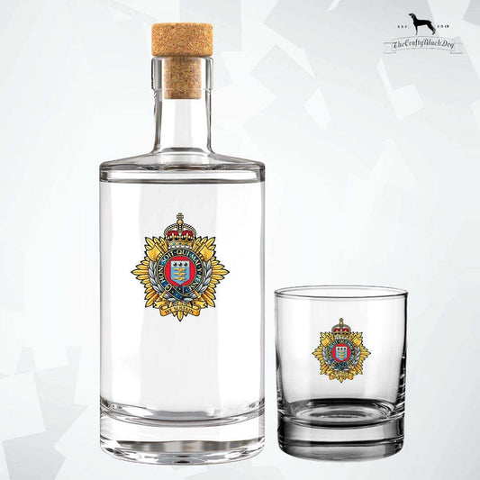 Royal Logistic Corps - Fill Your Own Spirit Bottle (New King's Crown)