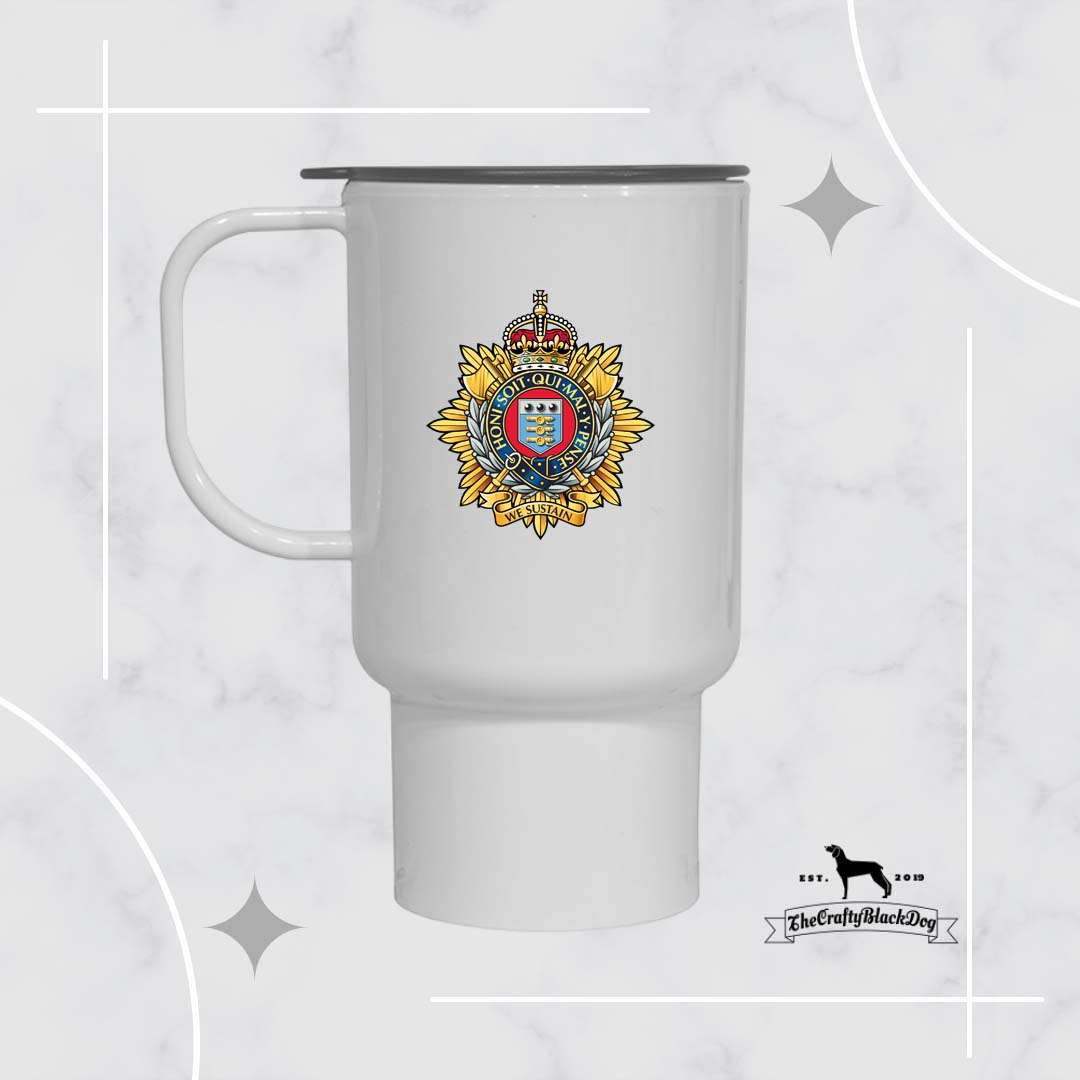 Royal Logistic Corps - TRAVEL MUG (New King's Crown)