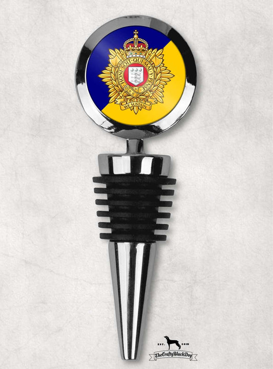 Royal Logistic Corps Officer - Wine Bottle Stopper (New King's Crown)