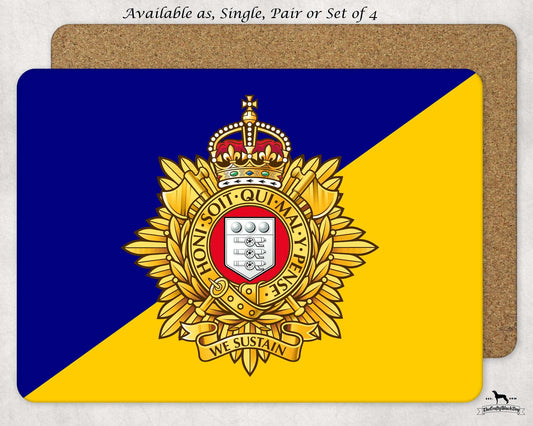 Royal Logistic Corps Officer - Placemat(s) (New King's Crown)