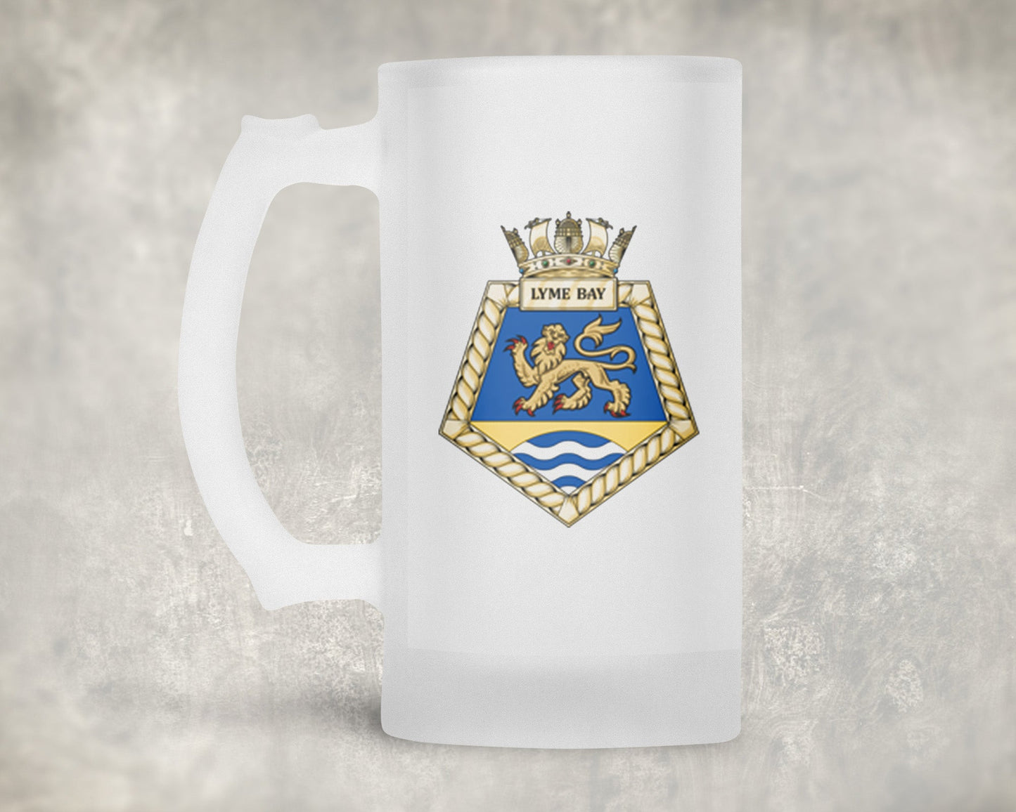 RFA Lyme Bay - Frosted Stein/Tankard/Beer Mug - Frosted Stein/Tankard/Beer Mug