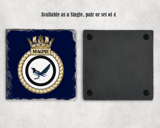 HMS Magpie - Slate Coaster