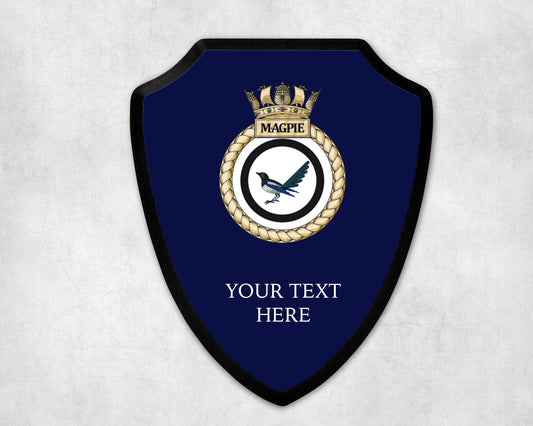 HMS Magpie - Royal Navy Printed Wall Shield