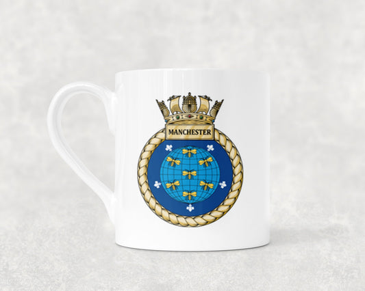 HMS Manchester - Bone China Mug