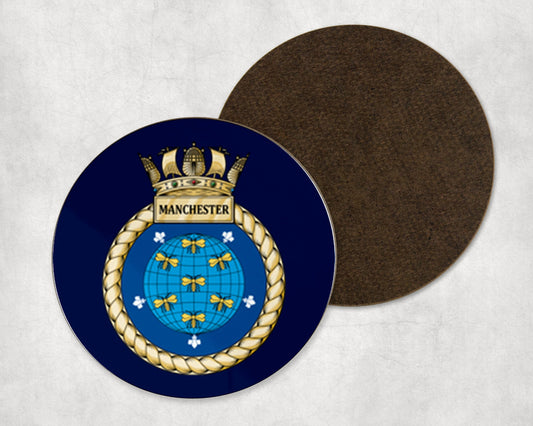 HMS Manchester - Round Coaster Set