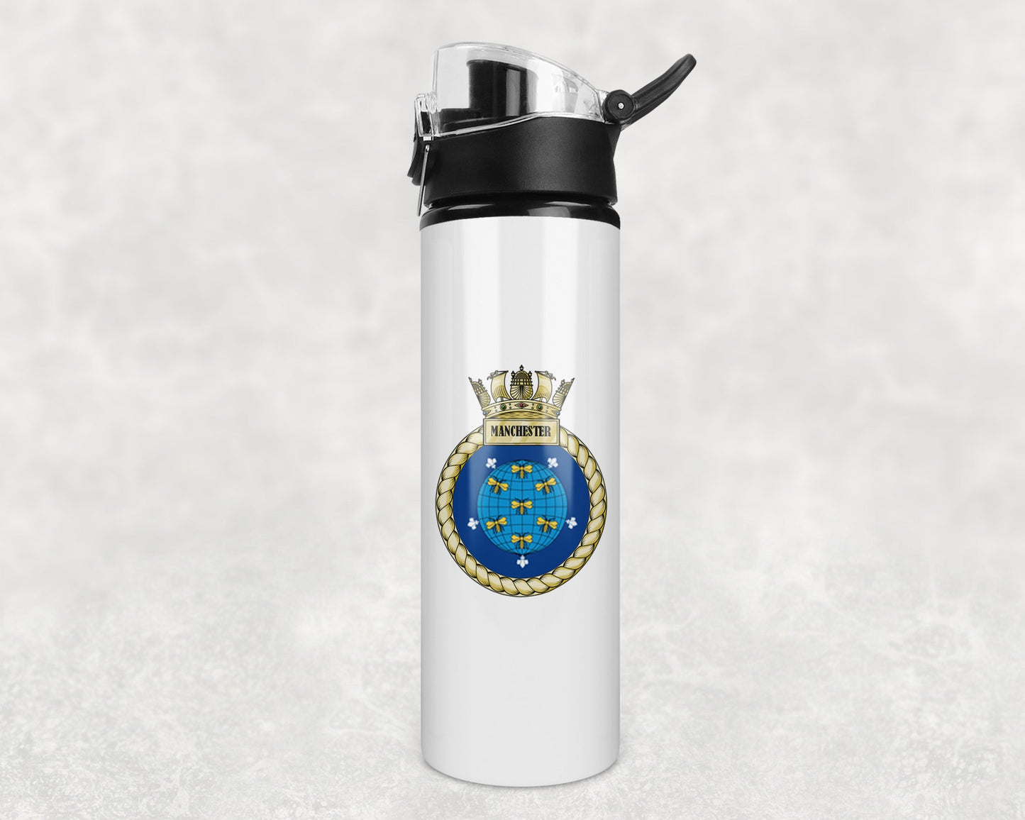 HMS Manchester - Flip Top Water Bottle