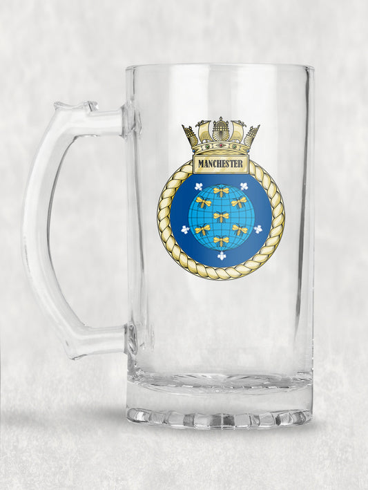 HMS Manchester - Tankard/Beer Mug/Stein