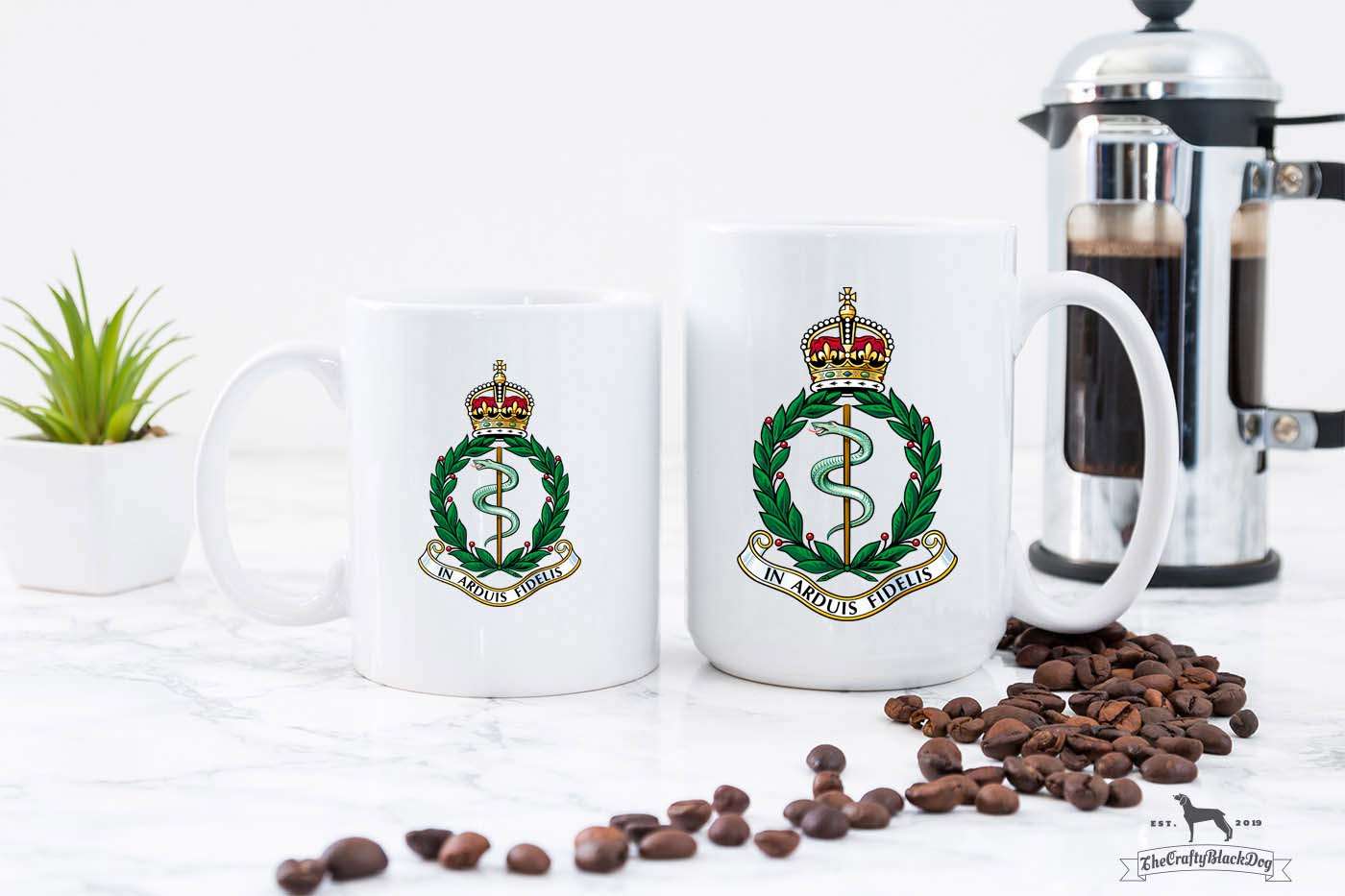 Royal Army Medical Corps - 11oz/15oz Mug (New King's Crown)