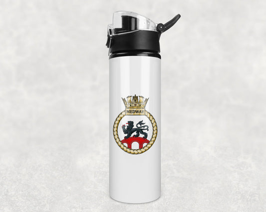 HMS Medway - Flip Top Water Bottle
