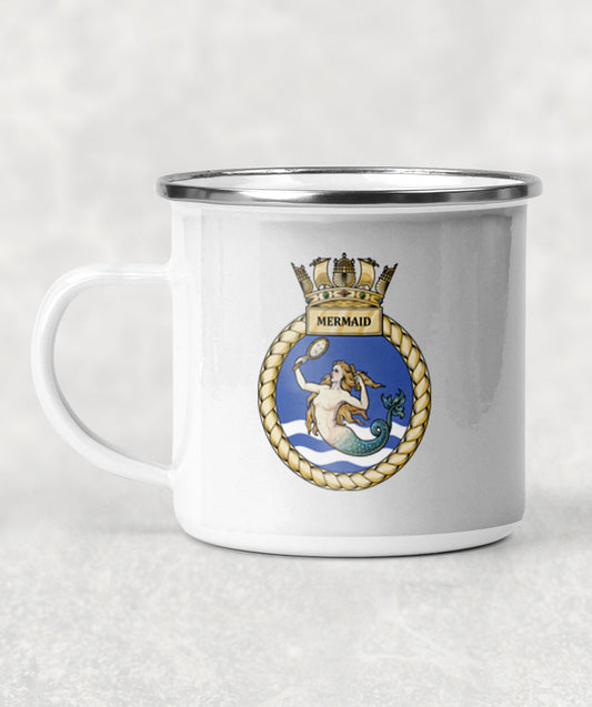 HMS Mermaid - Enamel Mug