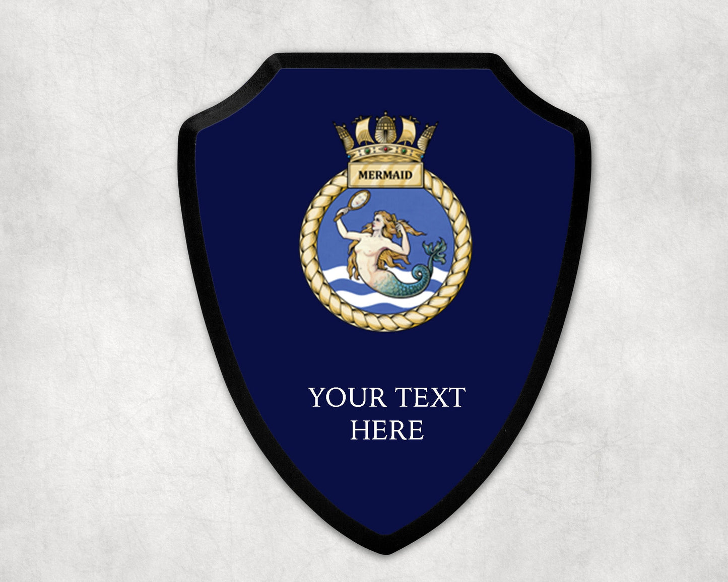 HMS Mermaid - Royal Navy Printed Wall Shield