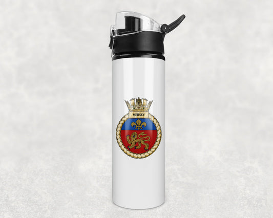 HMS Mersey - Flip Top Water Bottle