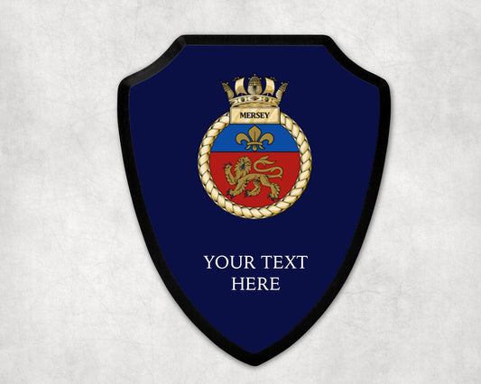HMS Mersey - Royal Navy Printed Wall Shield
