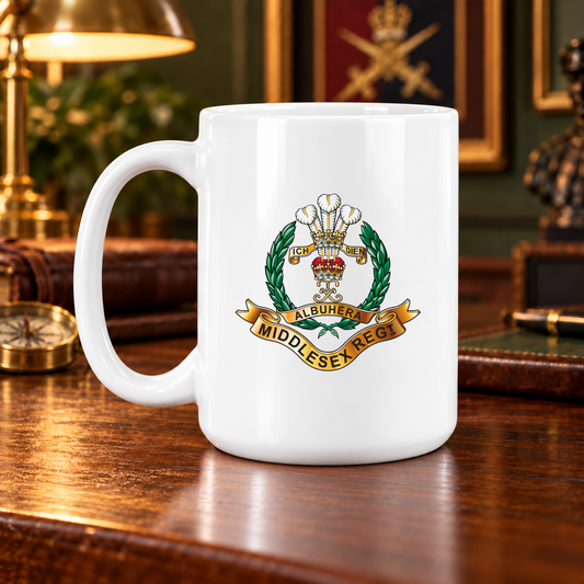 Middlesex Regiment - 15oz Mug | The Crafty Black Dog