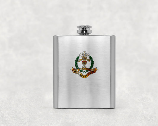 Middlesex Regiment - Hip Flask