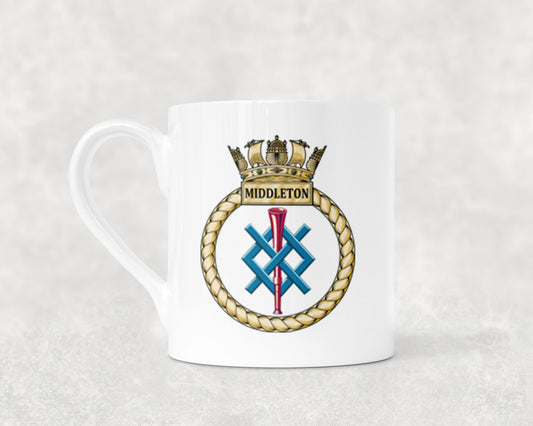 HMS MIddleton - Bone China Mug