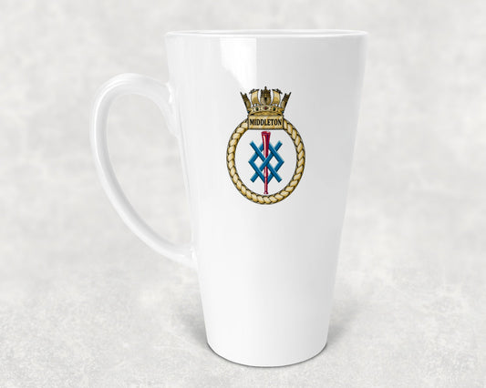 HMS MIddleton - Latte Mug 17oz