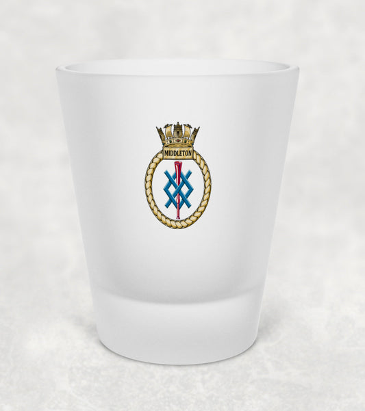 HMS MIddleton - Shot Glass