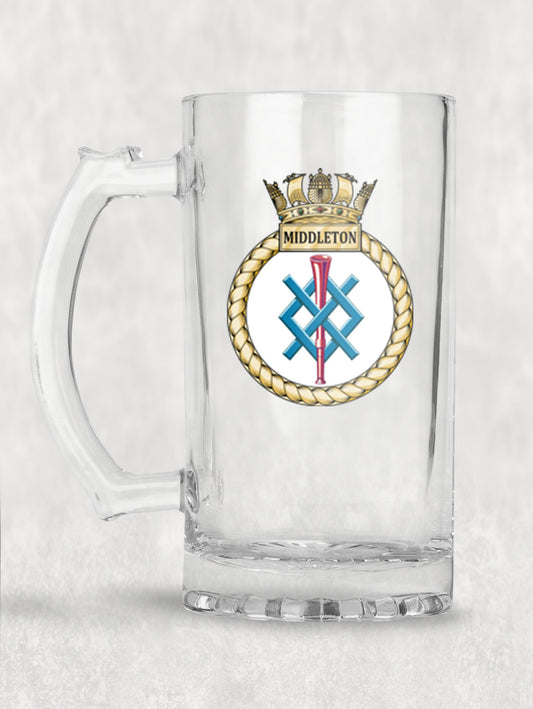 HMS Middleton - Tankard/Beer Mug/Stein