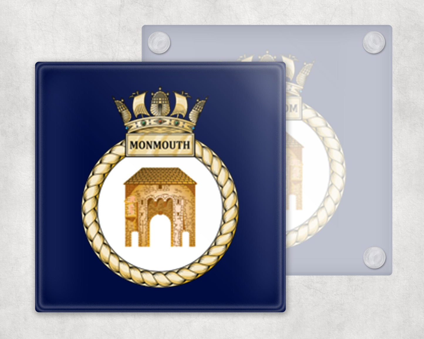 HMS Monmouth - Glass Coaster