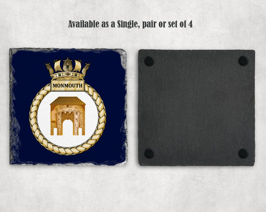 HMS Monmouth - Slate Coaster