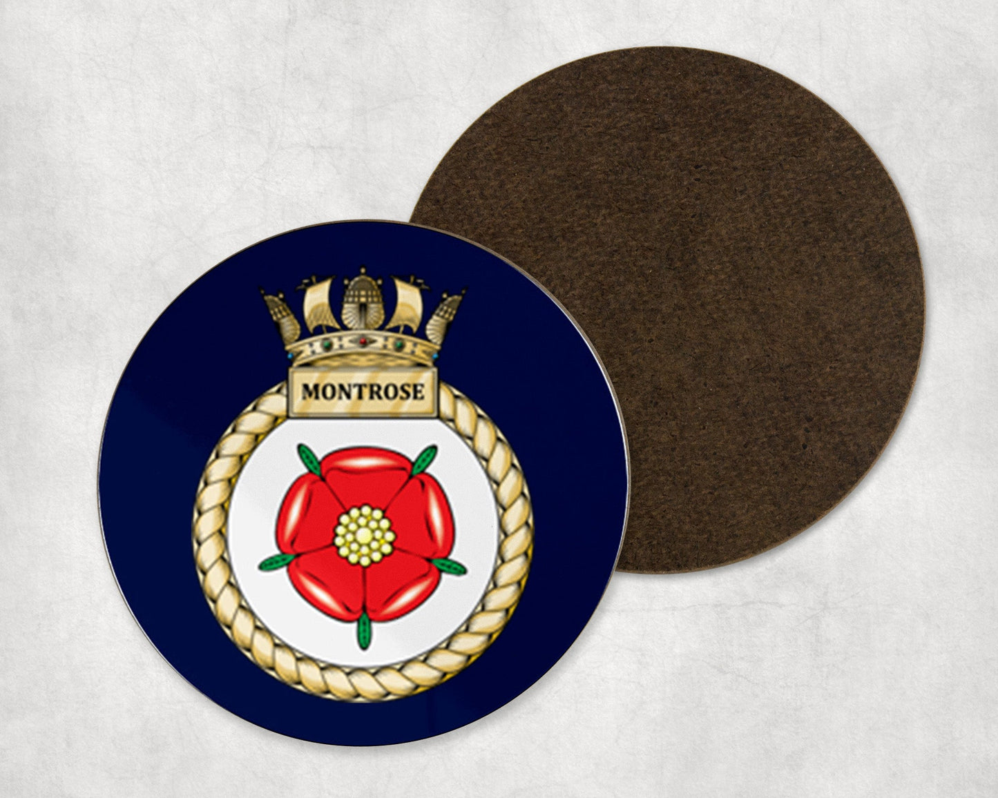 HMS Montrose - Round Coaster Set