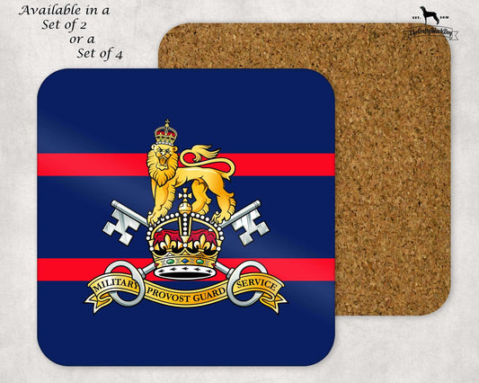 Military Provost Guard Service - COASTER SET (New King's Crown)