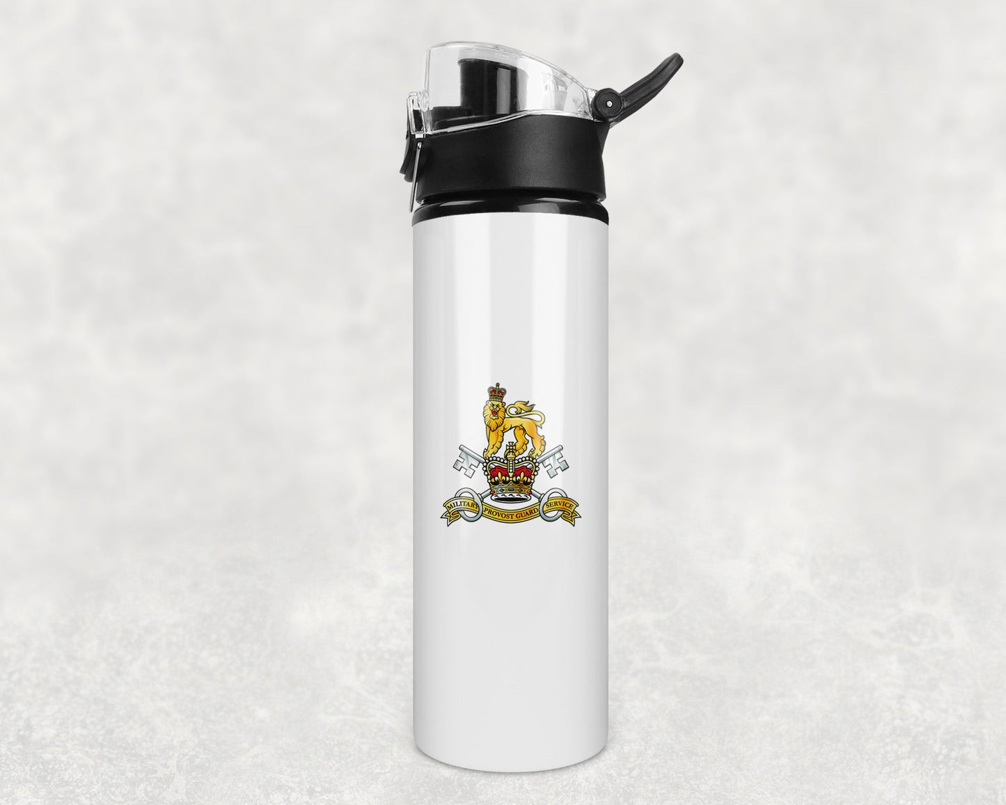 Military Provost Guard Service - Flip Top Water Bottle
