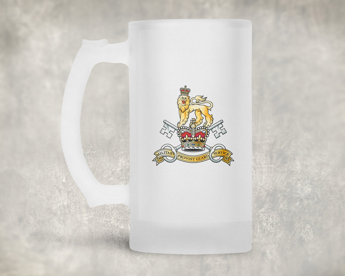 Military Provost Guard Service - Frosted Stein